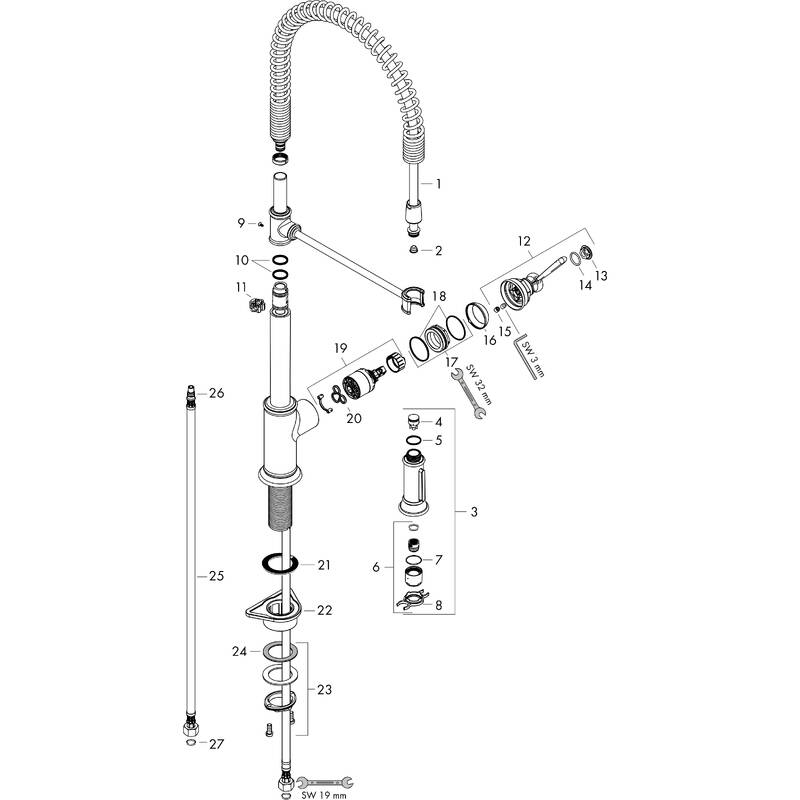 Spare parts for products 16582000