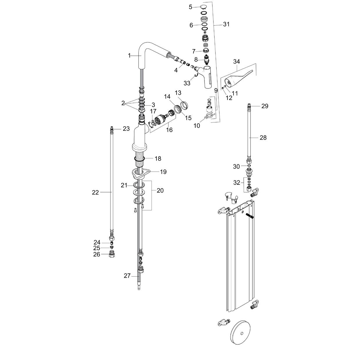 Spare parts for products 39862001