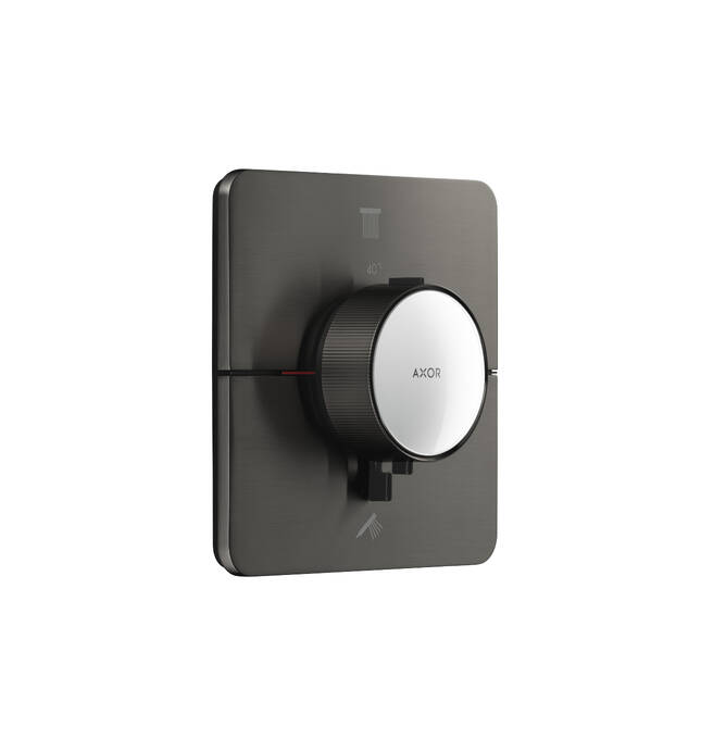 AXOR ShowerSelect ID Set de finition softsquare pour mitigeur thermostatique encastré avec 2 fonctions