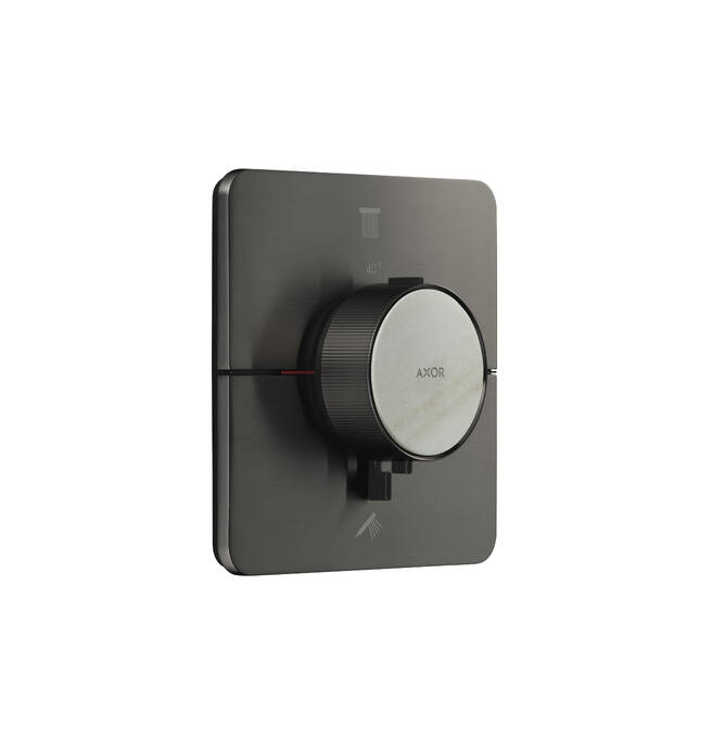 AXOR ShowerSelect ID Set de finition softsquare pour mitigeur thermostatique encastré avec 2 fonctions