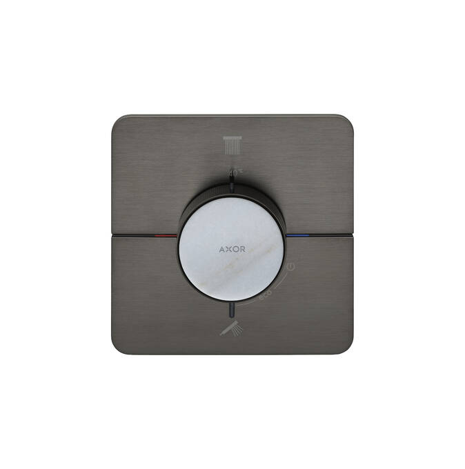 AXOR ShowerSelect ID Set de finition softsquare pour mitigeur thermostatique encastré avec 2 fonctions