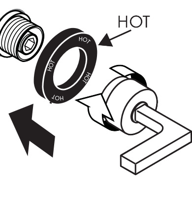 アクサー 洗面混合水栓: アクサーチッテリオ, 3ホール壁付式洗面混合水