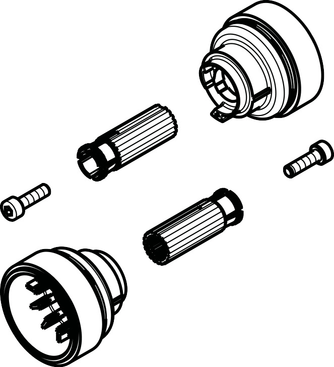 AXOR Spare parts: HG Umrüstset, Item No. 98328000