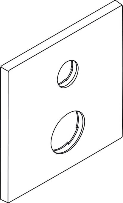 rosace 155 / 155 mm — visuel fabricant illustratif