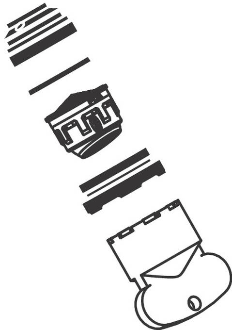 mousseur M24x1 (7 l/min) — visuel fabricant illustratif