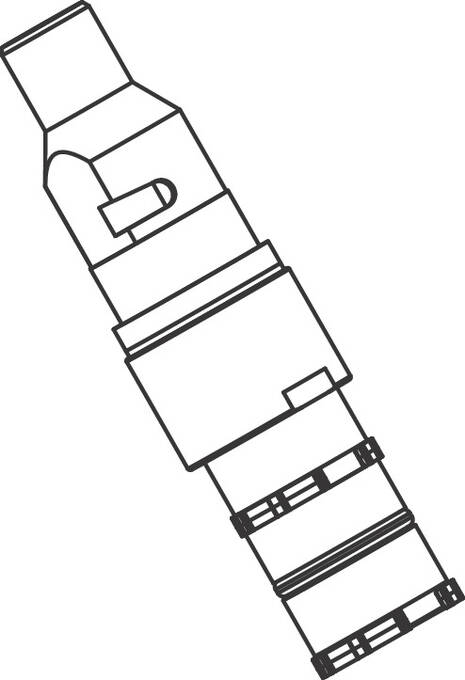 cartouche d'arrêt — visuel fabricant illustratif