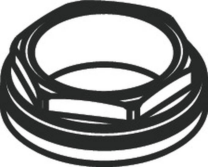 écrou à six pans — visuel fabricant illustratif