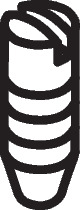 Kegelschlitzschraube