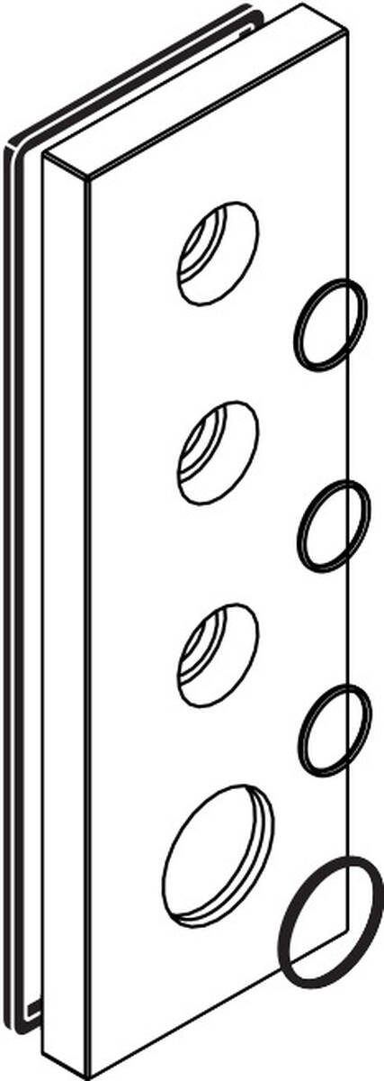 Escutcheon AXOR Starck thermostat