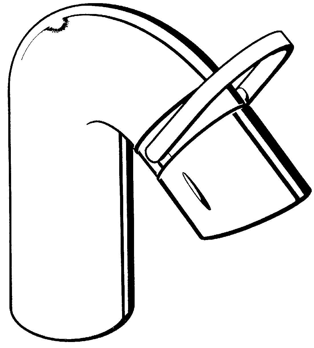 Einhebel Waschtischmischer mit Turbodent Munddusche