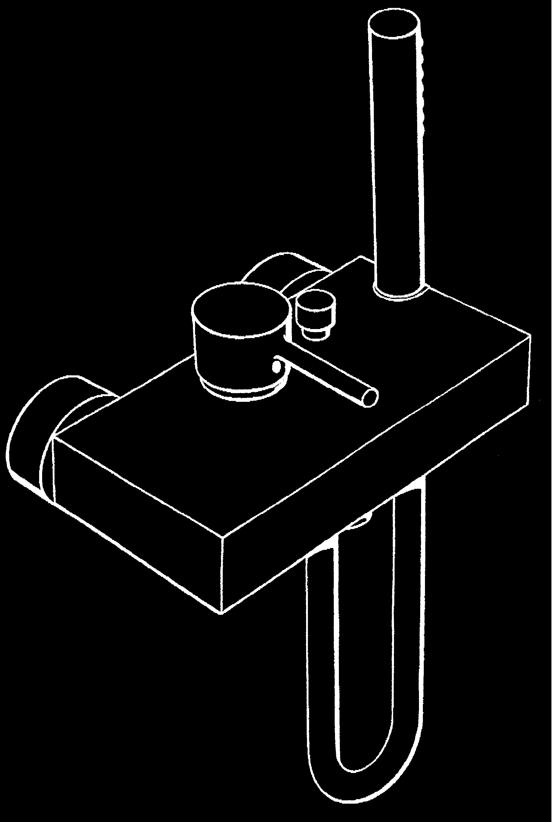 Eéngreeps opbouw badmengkraan