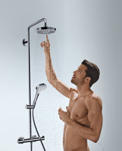 Lifestyle: Showerpipe 180 2jet with thermostat 1