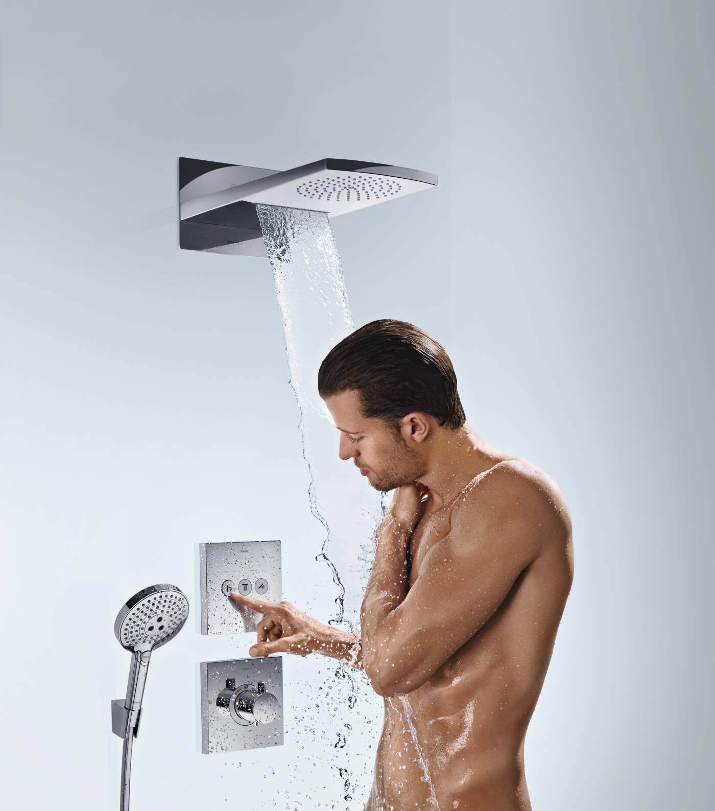 Верхние души hansgrohe raindance. Hansgrohe Raindance connect лейка. Hansgrohe Raindance rainfall 180 Air 2jet.