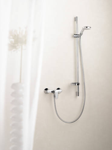 Zeeman temperen steen hansgrohe Wallbar sets: Croma 100, Shower set Multi with shower bar 90 cm  and soap dish, Item No. 27774000 | hansgrohe INT