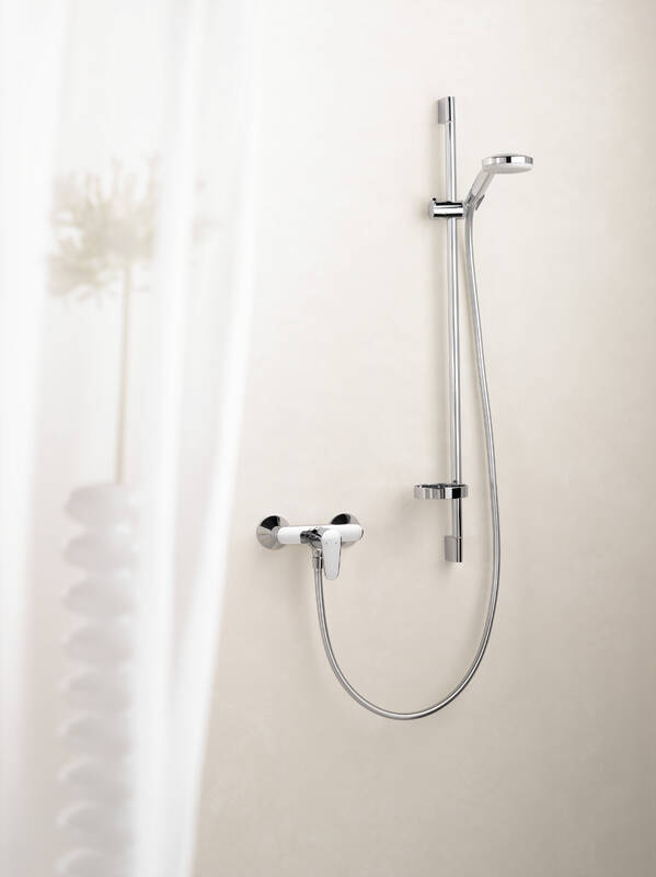 hansgrohe Wallbar sets Croma 100, Shower set Multi with shower bar 90
