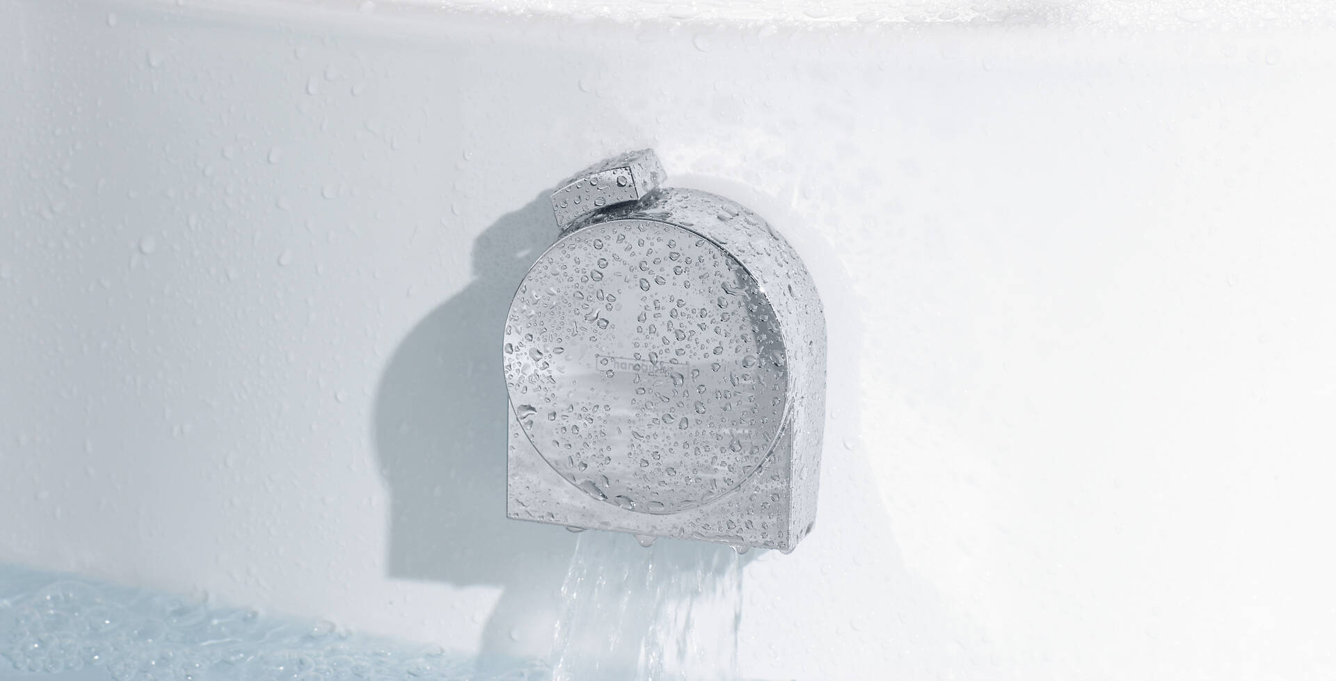 hansgrohe Bath filler with waste and overflow Exafill S, Finish set