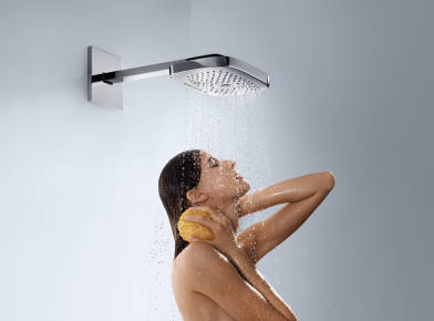 Lifestyle: Overhead shower 300 3jet with shower arm 3