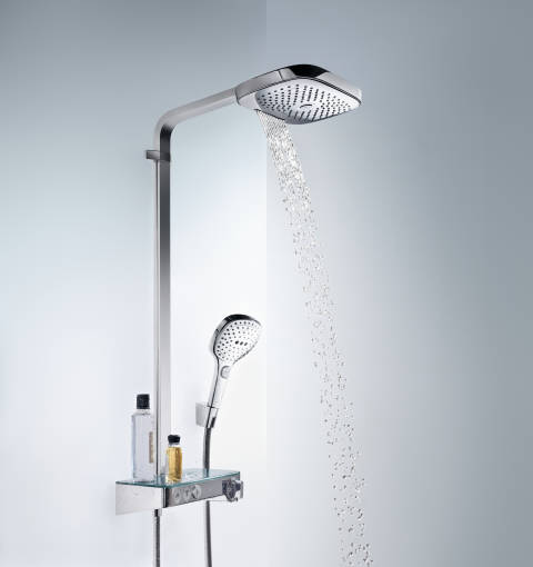 Verbinding Rouwen Niet ingewikkeld hansgrohe Shower pipes: Raindance Select E, 3 spray modes, Item No.  27127000 | hansgrohe INT