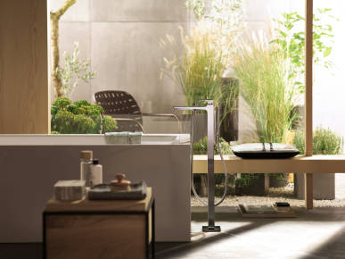 Lifestyle: Single lever bath mixer floor-standing with lever handle 7