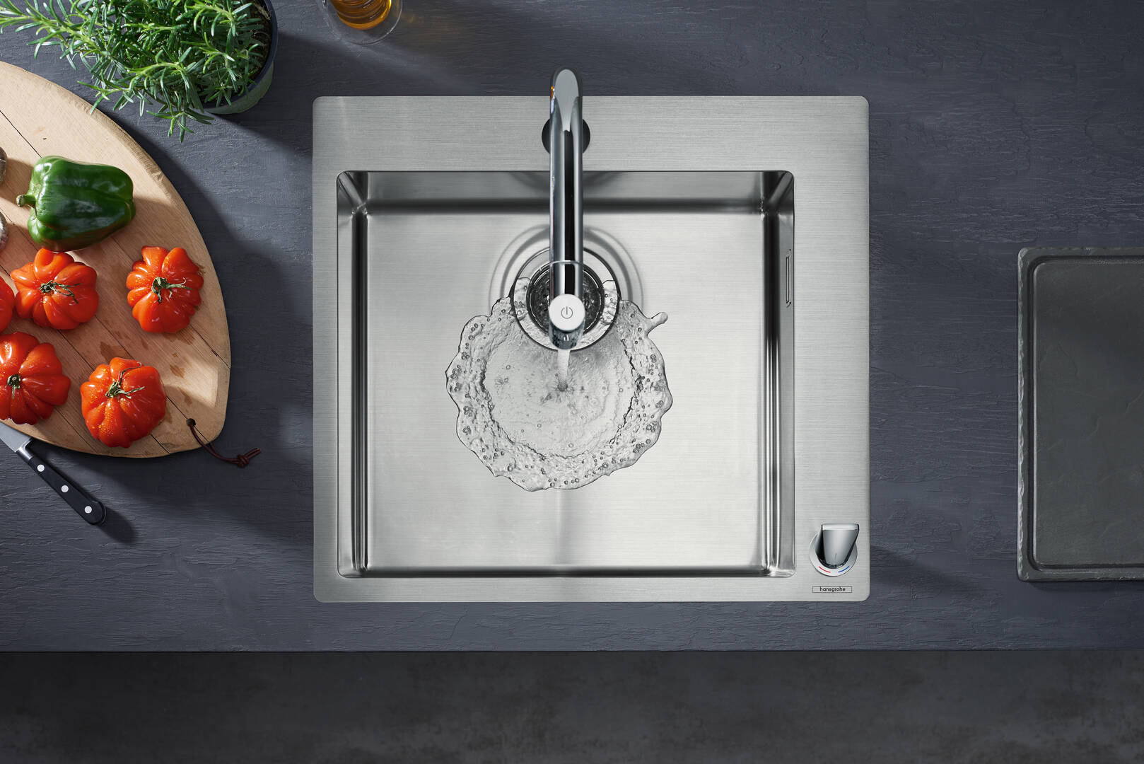 Close-up: S711-F450 Inbouwspoeltafel 450 1