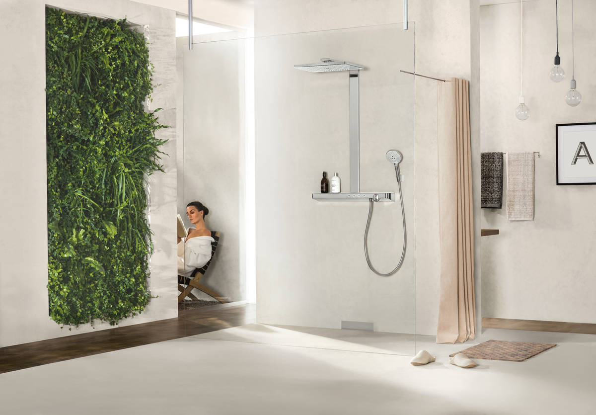 Hansgrohe Dus Kolonlari Rainmaker Select 3 Sprey Modu Urun No 27029400 Hansgrohe Tr