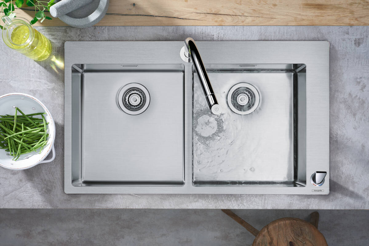 Close-up: C71-F765-10 Sink combi 370/370 1