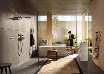 Lifestyle: Overhead shower 300 1jet with shower arm 2