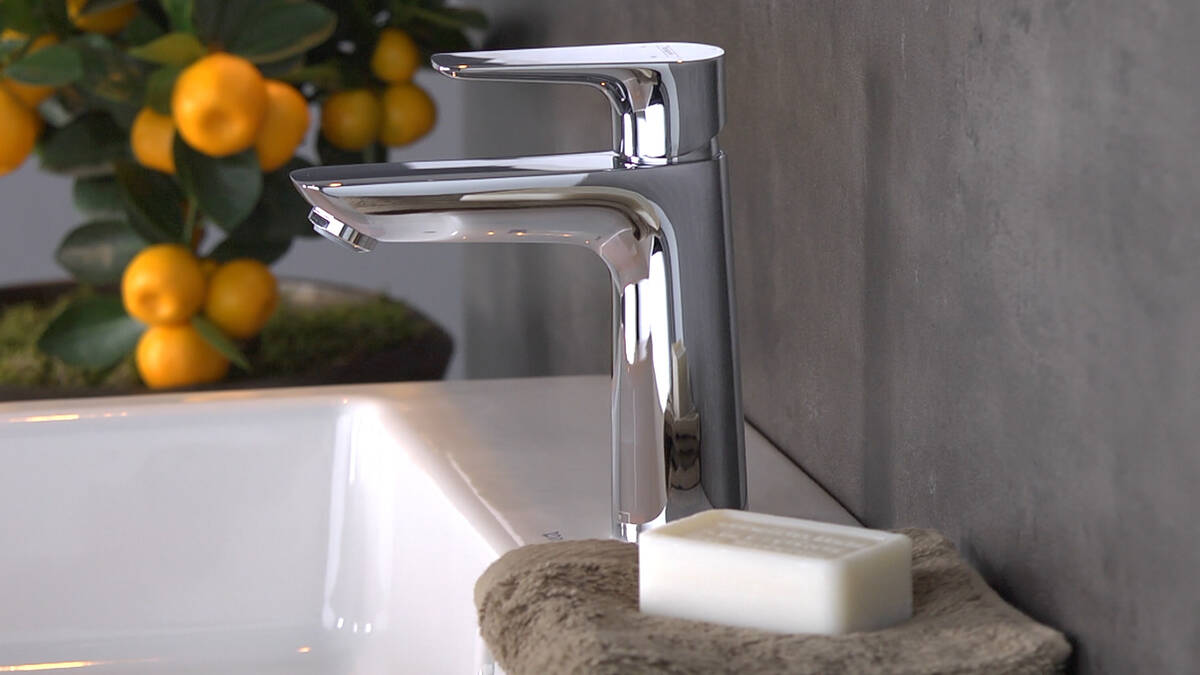 hansgrohe Mitigeurs de lavabo: Talis E, Mitigeur de lavabo 110 temporisé  avec réglage de température, N° article 71718000