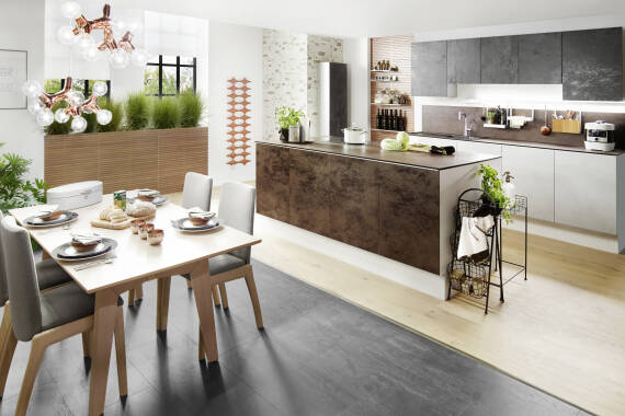 Lifestyle: C51-F450-03 Sink combi 450 Select with drainboard left 1