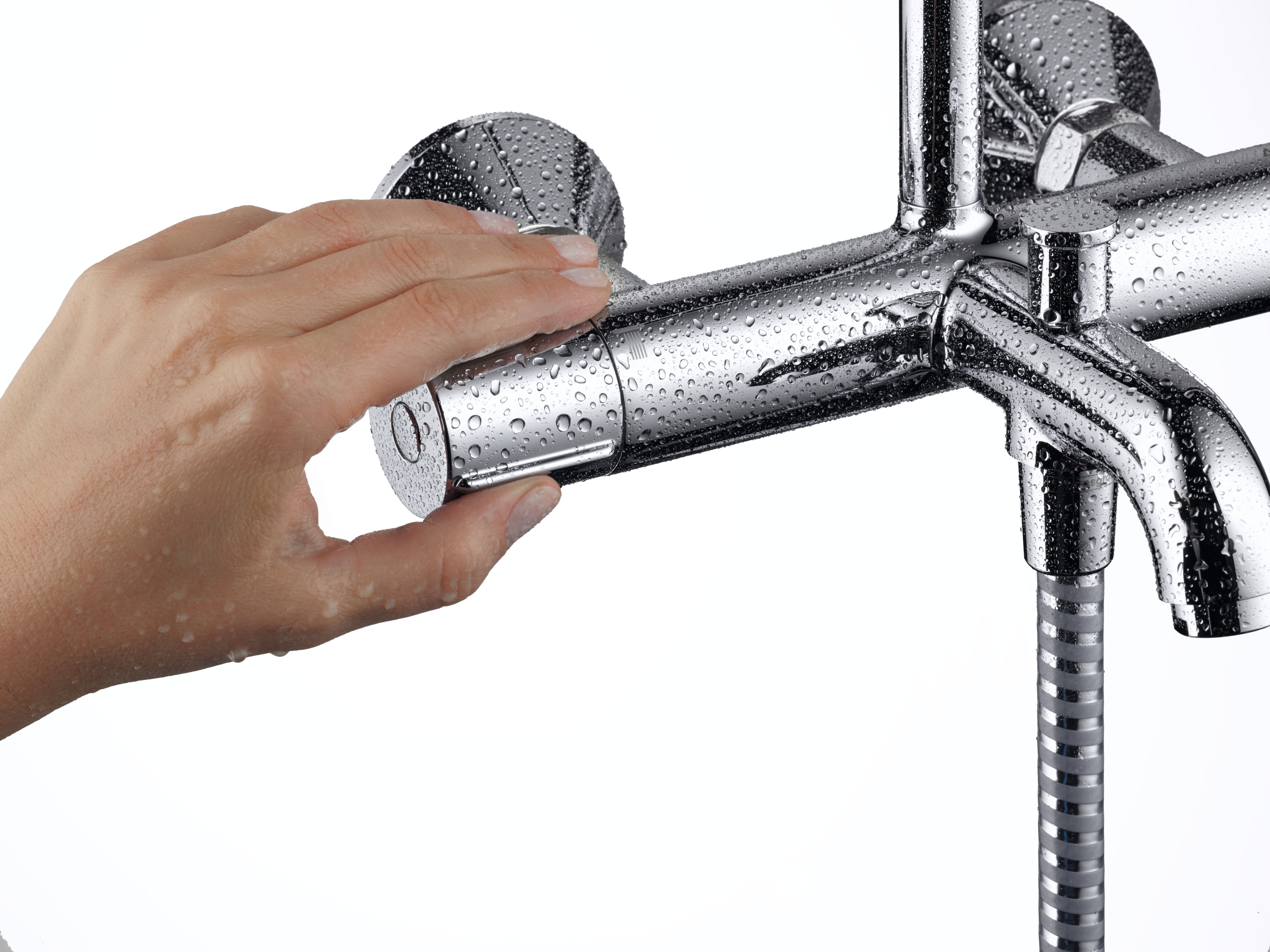 hansgrohe Shower pipes: Vernis Shape, 1 spray mode, Item No. 26284000
