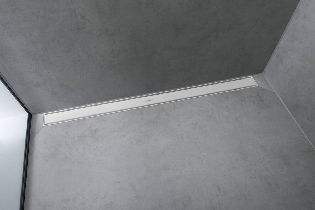 hansgrohe RainDrain Match, Douchegoot 900 met in hoogte verstelbaar