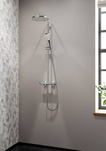 Close-up: Showerpipe 280 1jet with thermostat 1