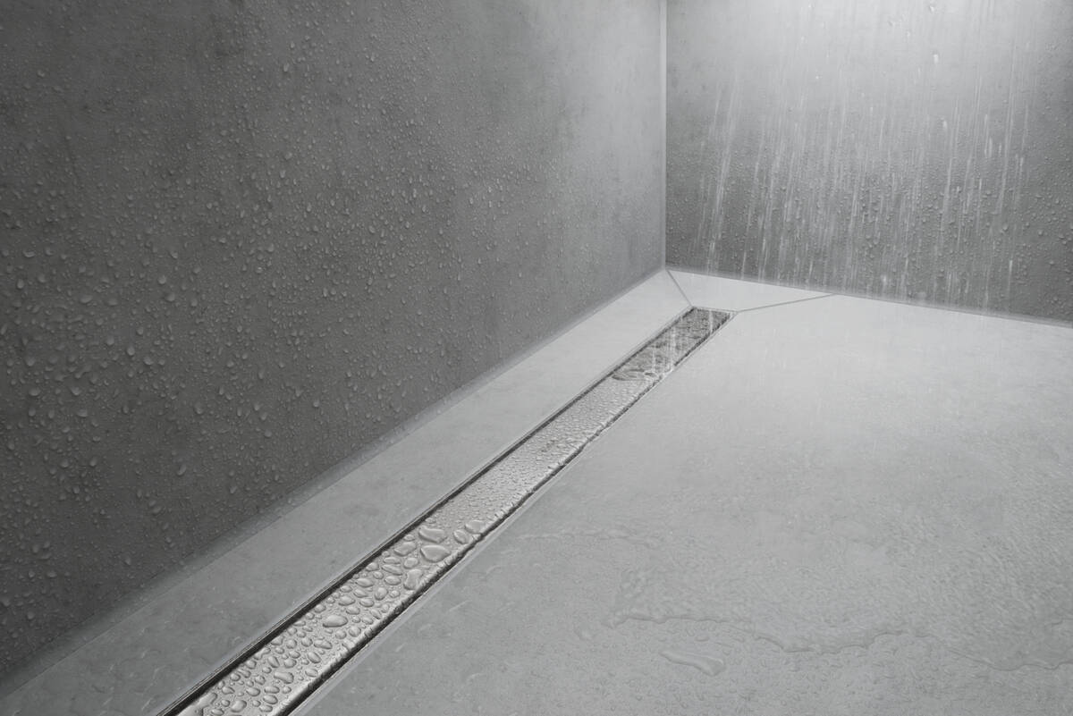 hansgrohe RainDrain Flex Desagüe lineal de ducha 120 cm recortable para  instalación libre
