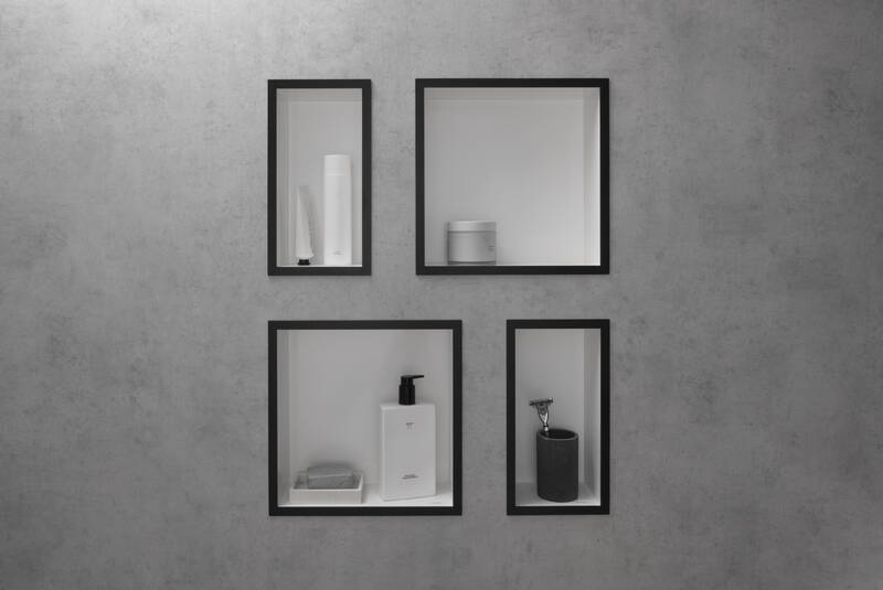 hansgrohe Aksesuarlar XtraStoris Individual, Duvar nişi Satin Beyaz hansgrohe Aksesuarlar XtraStoris Individual, Duvar nişi Satin Beyaz