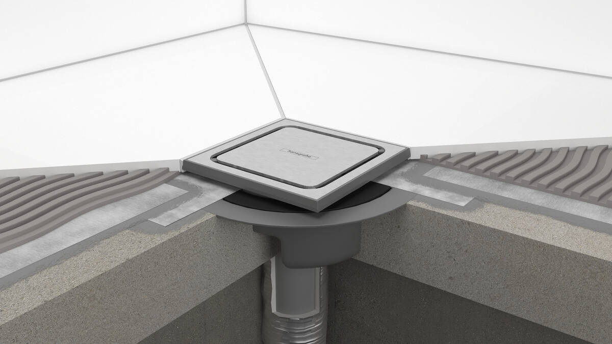 hansgrohe Shower drains RainDrain Spot, Siphon de douche 150/150, N