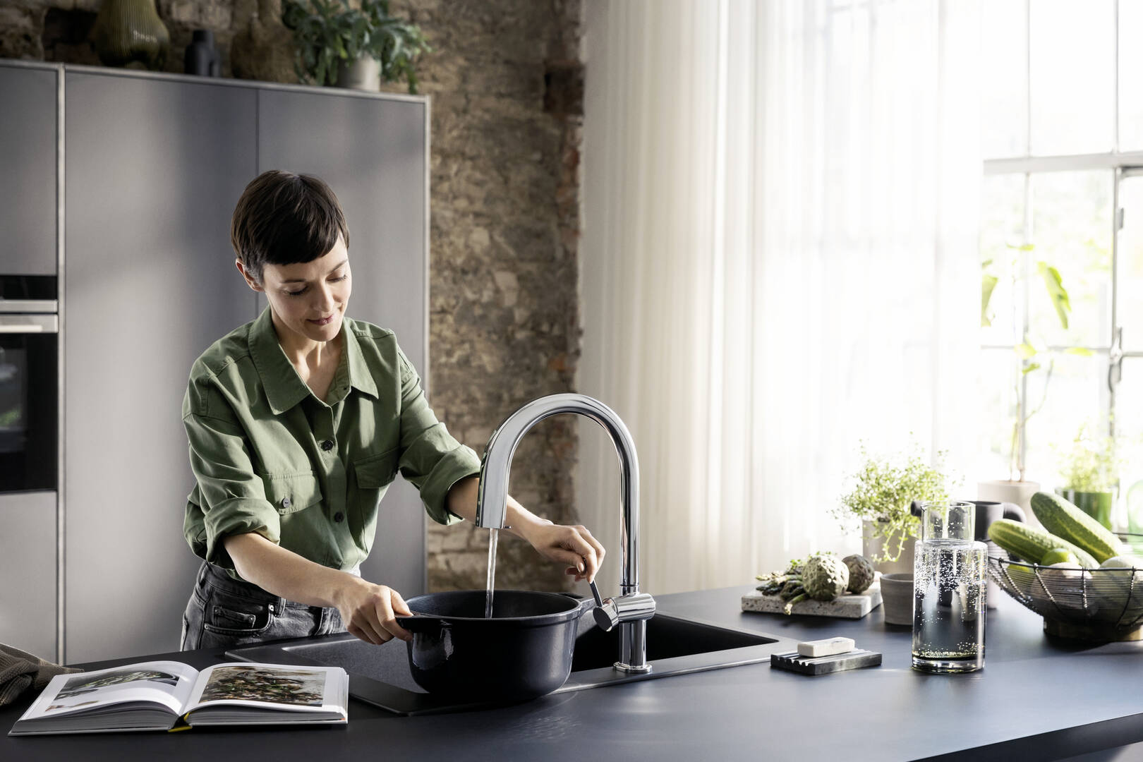 Detailný pohľad: SodaSystem 210  vyťahovací výtok