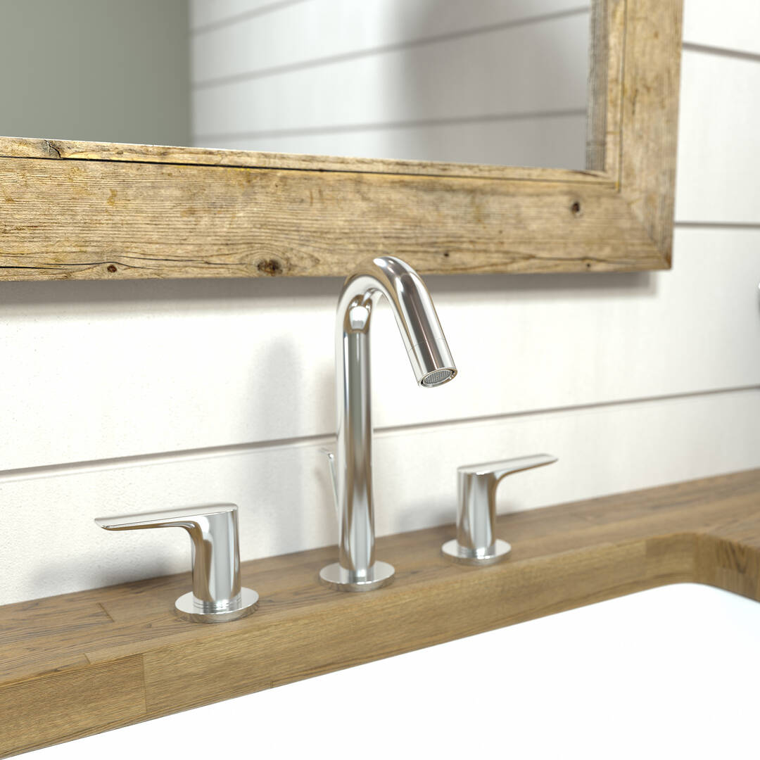 Close-up: Widespread Faucet 150 with Pop-Up Drain  1.2 GPM
