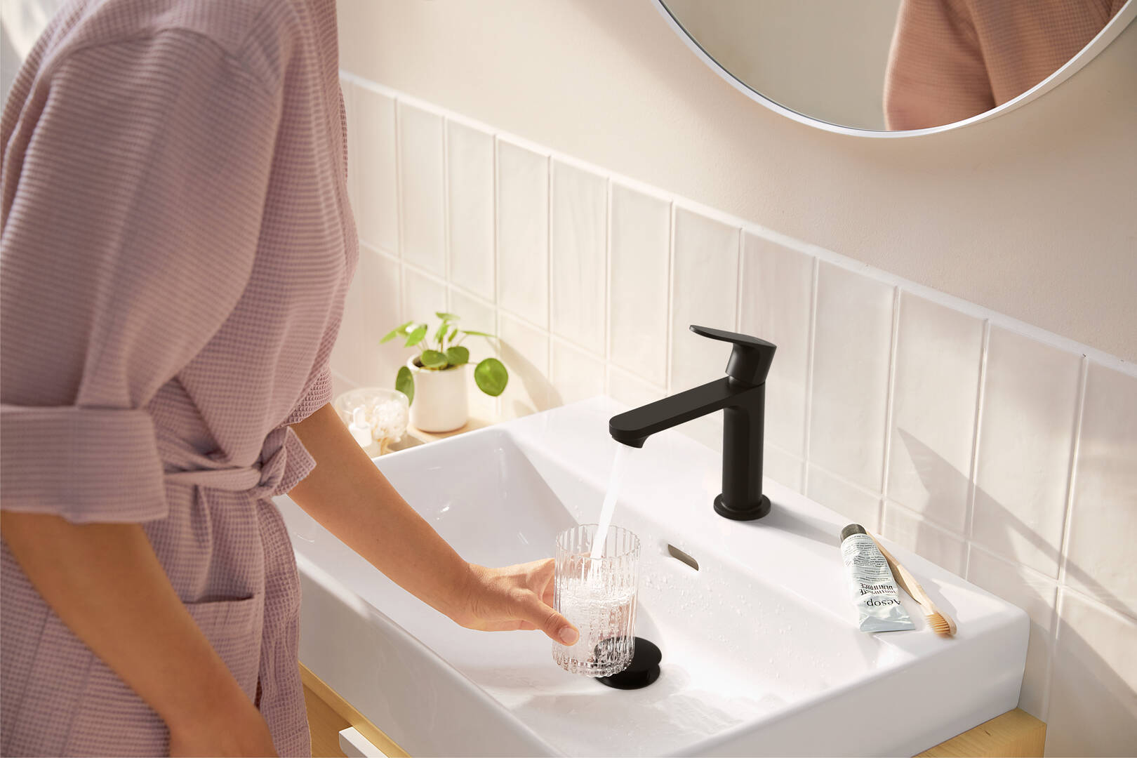 hansgrohe Washbasin mixers: Rebris S, Single lever basin mixer 110 ...