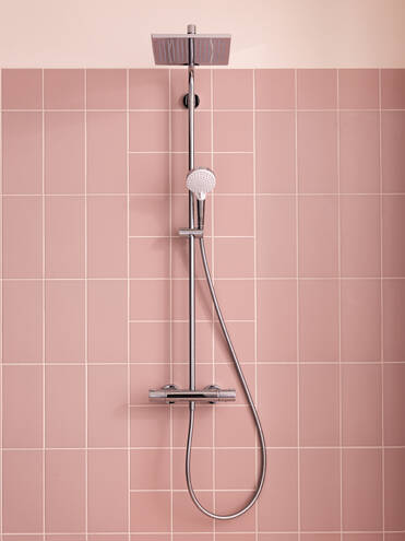 Close-up: Showerpipe 240 1jet met thermostaat 3