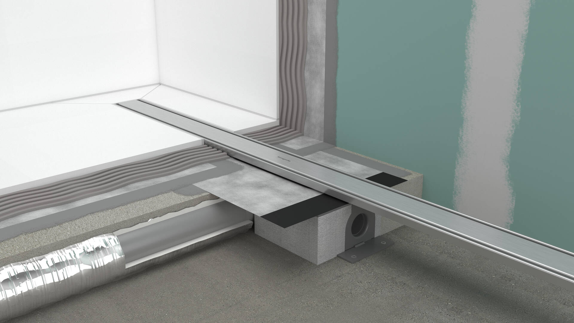 hansgrohe Finish sets shower drains RainDrain Original, Finish set