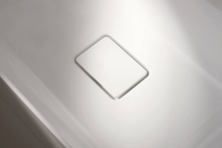 Close-Up: Waschtisch 600/480 ohne Hahnloch und Überlauf  SmartClean