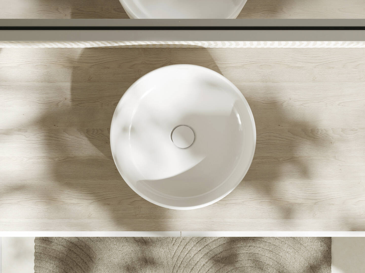 Close-up: waskom 400/400 zonder kraangat en overloop 3