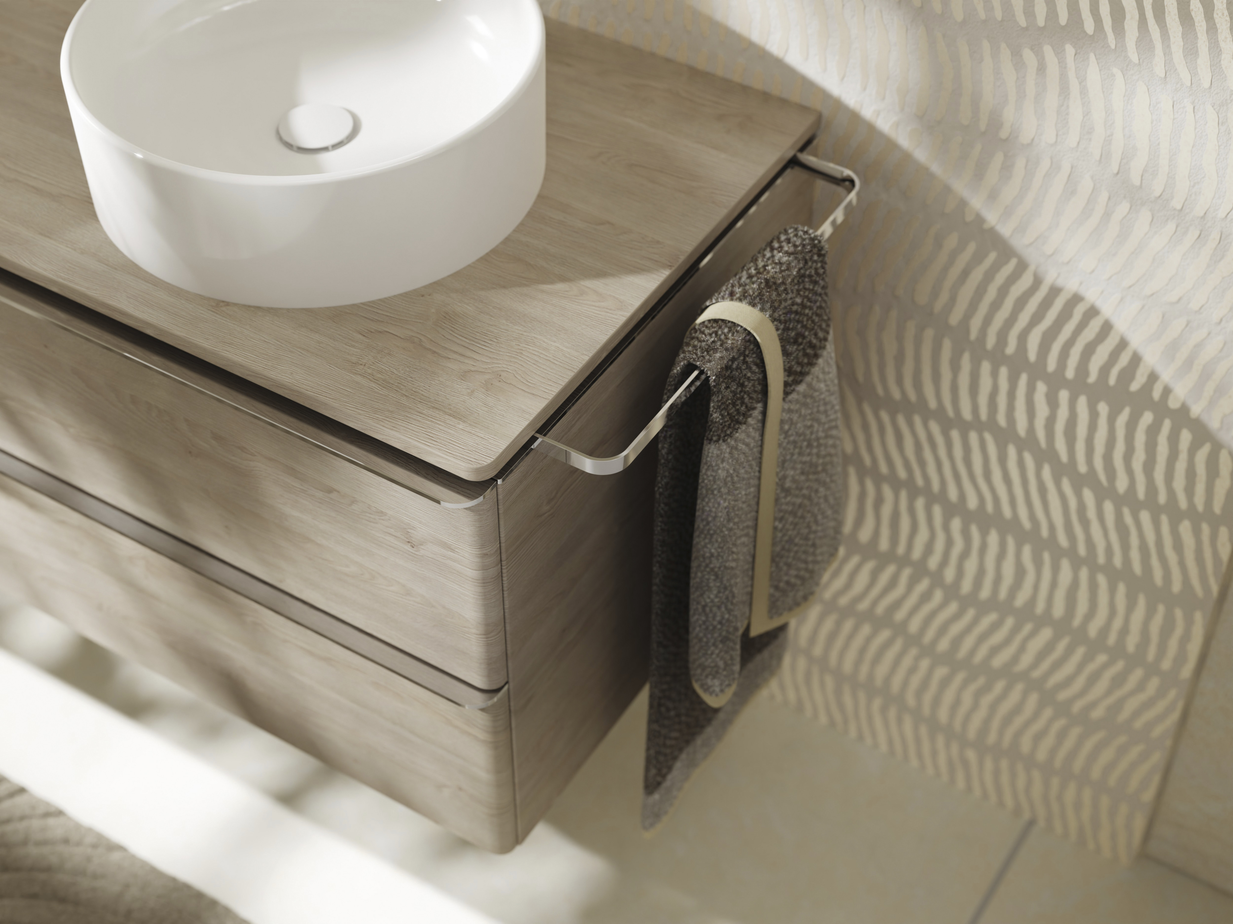 hansgrohe Accessories: Xelu Q, Towel holder 90/430, Item No. 54143000