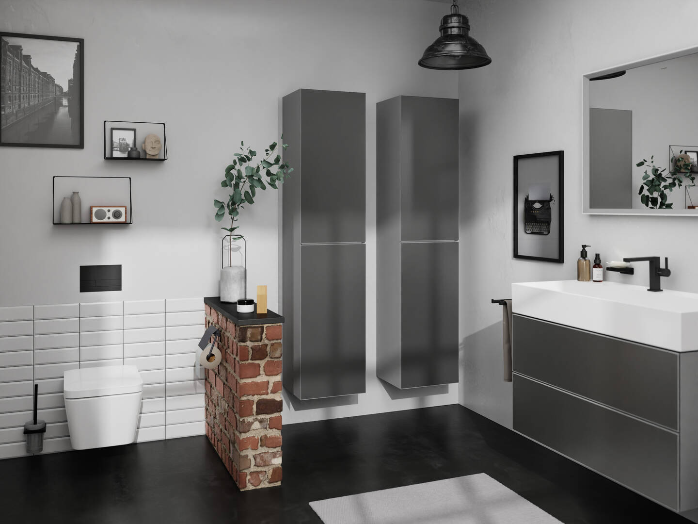 Close-Up: Toilettenbürstenhalter Wandmontage 2