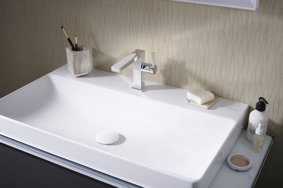 Hansgrohe Washbasin Mixers Tecturis E Single Lever Basin Mixer 110 Fine Coolstart Ecosmart Hansgrohe Washbasin Mixers Tecturis E Single Lever Basin Mixer 110 Fine Coolstart Ecosmart