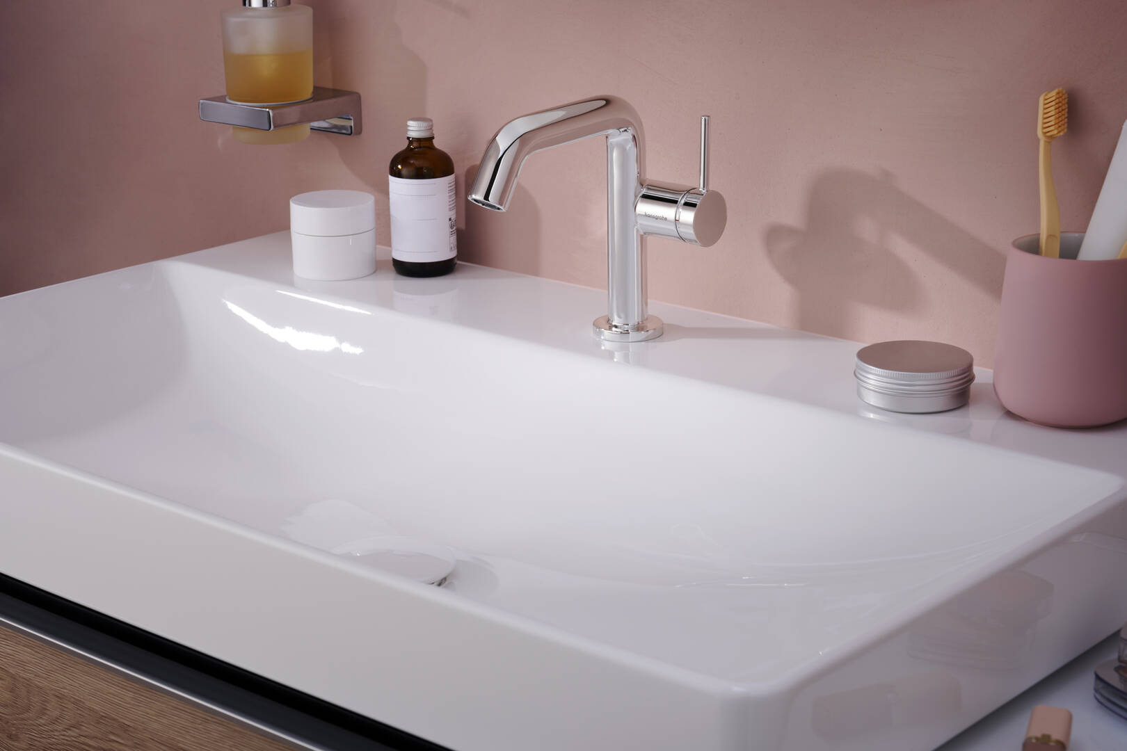 Hansgrohe Washbasin Mixers Tecturis S Single Lever Basin Mixer 110 Fine Coolstart Ecosmart Hansgrohe Washbasin Mixers Tecturis S Single Lever Basin Mixer 110 Fine Coolstart Ecosmart