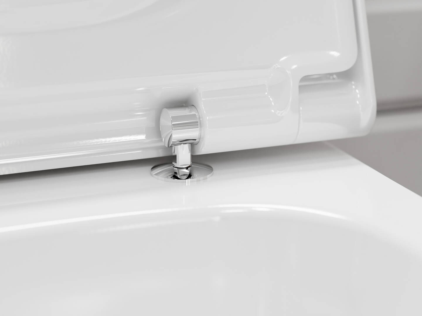 Close-Up: Wand WC AquaFall Flush  SmartClean