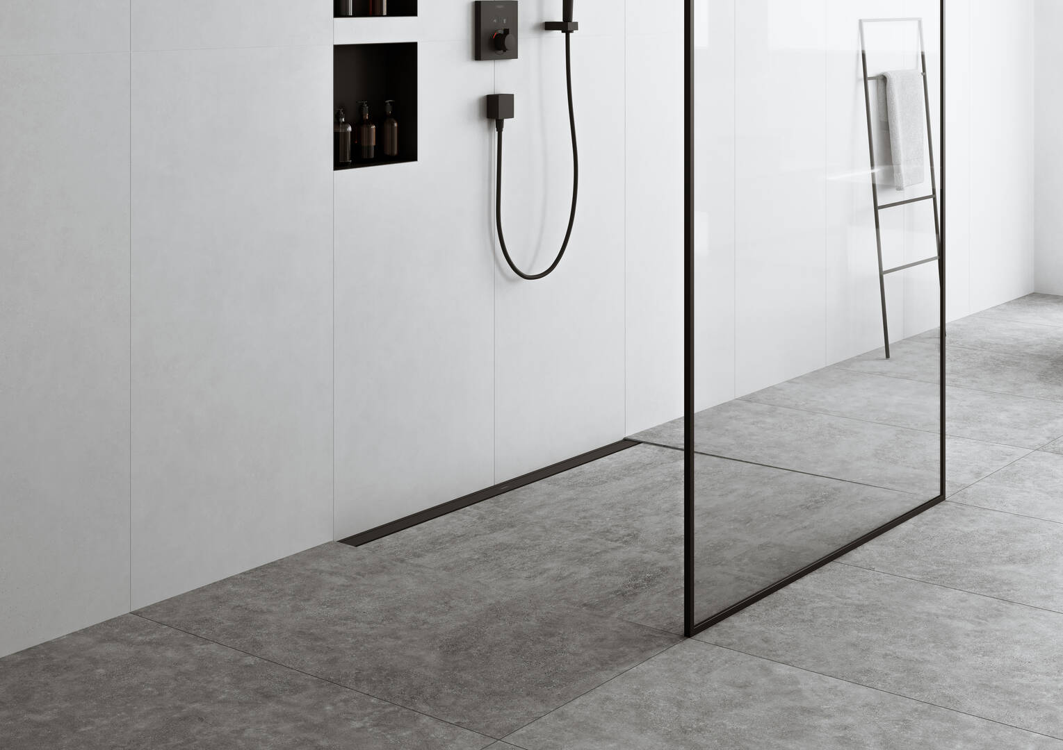 hansgrohe Finish sets shower drains RainDrain Match, Finish set shower