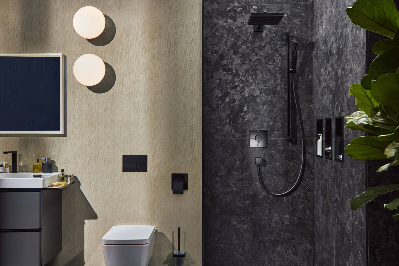 hansgrohe Комплектующие: XtraStoris Original, Настенный короб с ...