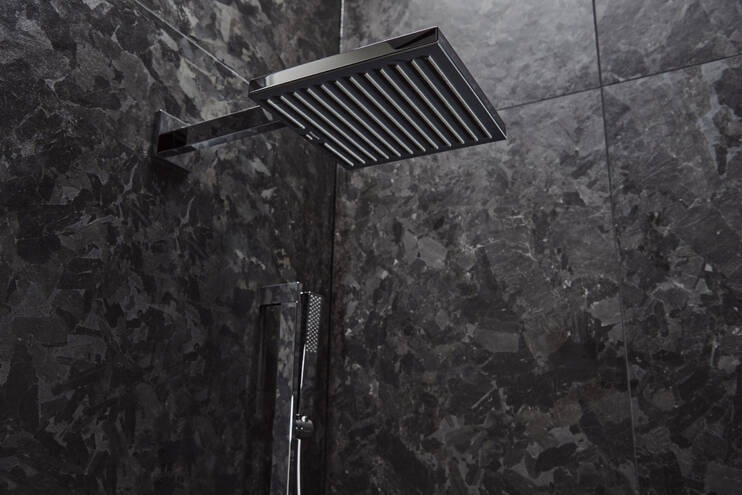 Close-up: Overhead shower 260 1jet 8